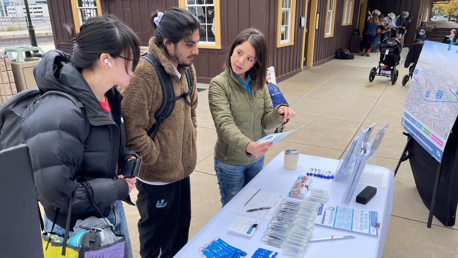 photo of community engagement at Santa Clara Train Show