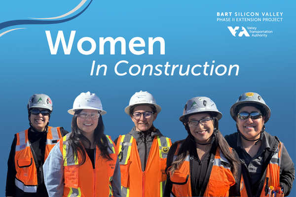 5 women construction workers from the BSVII project